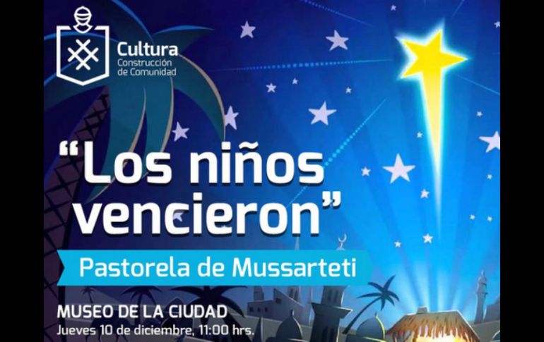 En el Museo de Paleontología el sábado 19 de diciembre estará la pastorela 'Los niños vencieron'. TWITTER / @culturagdl