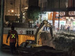 Hace una semana la Secretaría de Infraestructura y Obra Pública informó que se duplicarían los días de obra. EL INFORMADOR / ARCHIVO