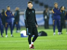 Messi durante una sesión de práctica en Yokohama, cerca de Tokio. AP / S. Kambayashi