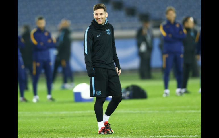 Messi durante una sesión de práctica en Yokohama, cerca de Tokio. AP / S. Kambayashi