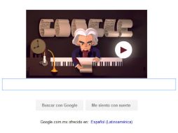 El buscador rinde homenaje al genio de la música clásica nacido en Bonn, Alemania. ESPECIAL / google.com