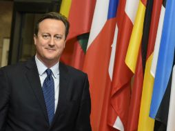 David Cameron se ha mostrado determinado a dar batalla por los intereses británicos en estos debates. AFP / J. Thys