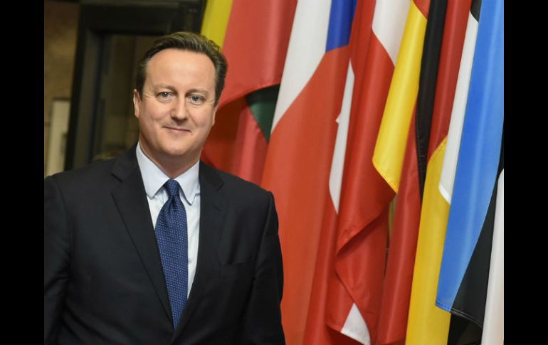 David Cameron se ha mostrado determinado a dar batalla por los intereses británicos en estos debates. AFP / J. Thys