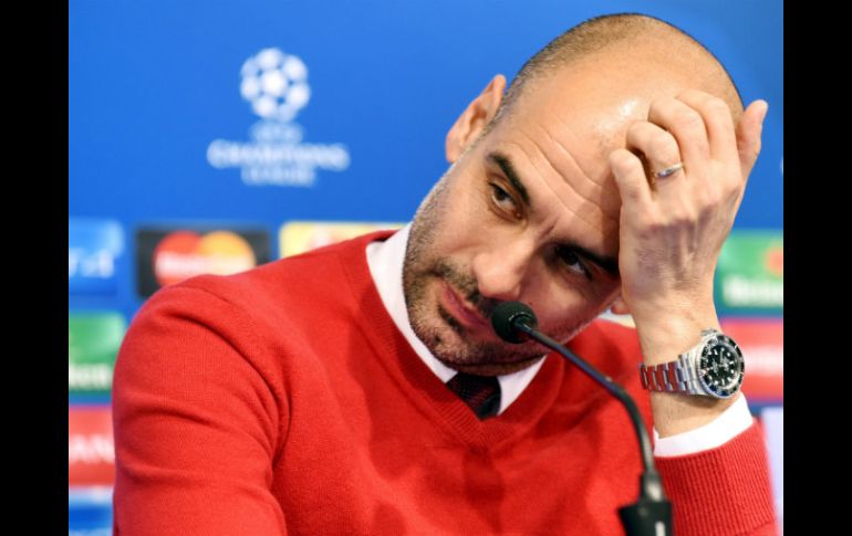 Guardiola dice lamentar la versión del enfrentamiento. AFP / ARCHIVO