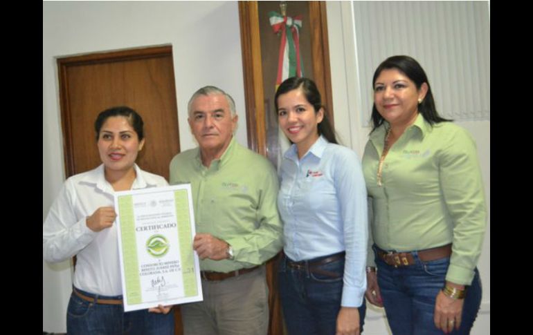 El Consorcio Minero Benito Juárez Peña Colorada recibió el certificado de industria limpia. TWITTER / @PROFEPA_Mx