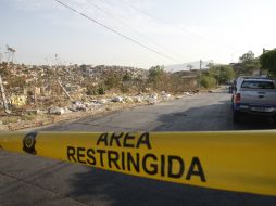 Sobre la calle Central Campesina fue hallada una bolsa negra con restos humanos de un hombre. EL INFORMADOR / ARCHIVO