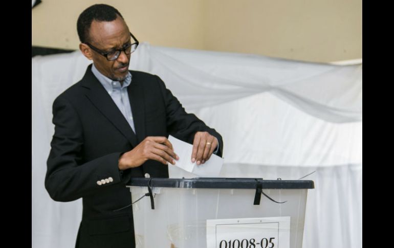 Kagame ha estado en el poder desde 1994 y la reforma constitucional podría darle posibilidades a él de dirigir el país hasta el 2034. AFP / C. Ndegeya