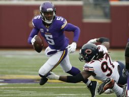 Teddy Bridgewater logró la mejor cifra de su vida con cuatro pases de anotación. AP / A. Heisenfelt