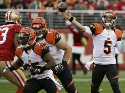 Los Bengalíes obligaron a que San Francisco perdiera tres balones en el segundo cuarto, para tomar el control del partido. AP / E. Risberg