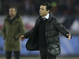 El entrenador de River Plate, Marcelo Gallardo, dijo que su equipo nada pudo hacer frente al Barcelona. EFE / K. Mayama