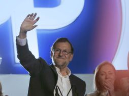 El actual presidente, Mariano Rajoy, expresó que desea seguir gobernando. AP / E. Morenati