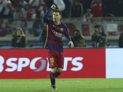 Lionel anotó un gol en el triunfo Blaugrana en Japón. AP / E. Hoshiko