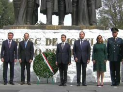 A la ceremonia en Ecatepec, acuden varios secretarios de Estado. TWITTER / @segob_mx