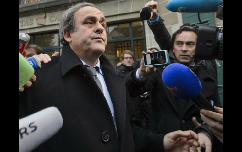 Michel Platini se mostró inquieto sobre su futuro. AFP / ARCHIVO