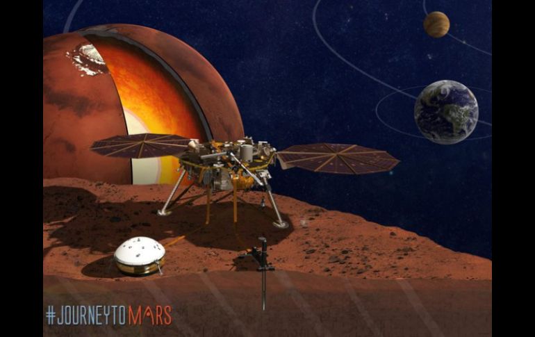 No está claro hasta el momento si la misión de la Insight fue completamente cancelada o será demorada hasta 2018. TWITTER / @NASAInSight