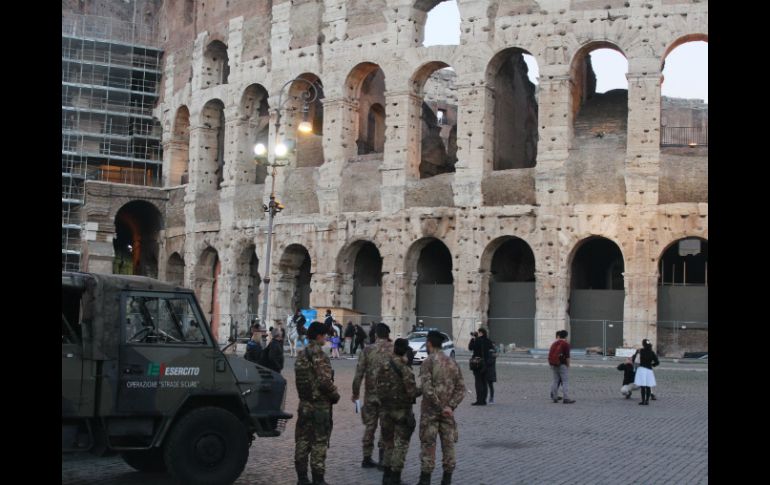 Desplegaron más de dos mil elementos en diferentes puntos de Roma. NTX / M. Osorio