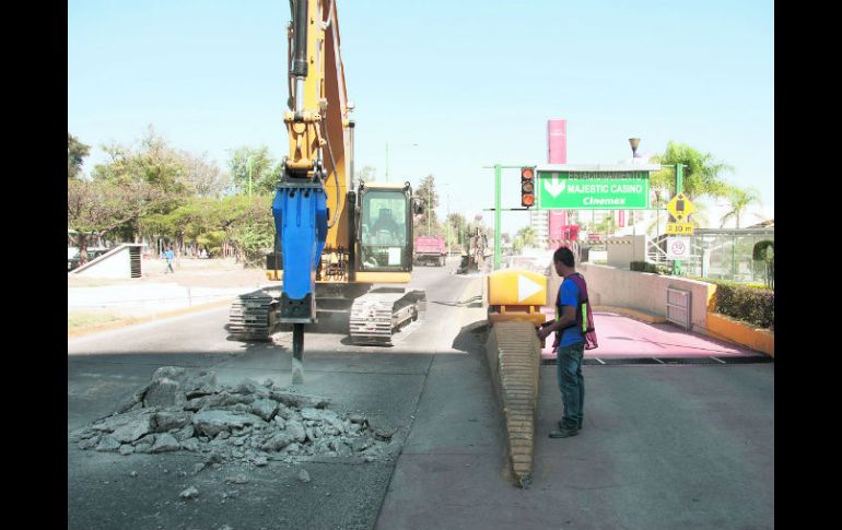 Las obras en López Mateos deberán concluir en un mes. ESPECIAL /