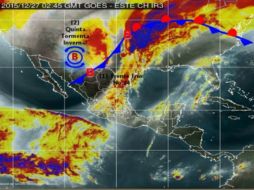 Las siguientes horas, se pronostica un marcado descenso de temperatura y nevadas en zonas montañosas. TWITTER / @Conagua_clima