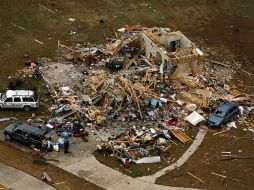 El sistema de tormentas causó fuertes nevadas, heladas y vientos tempestuosos en varios estados de EU. AP / G.J. McCarthy