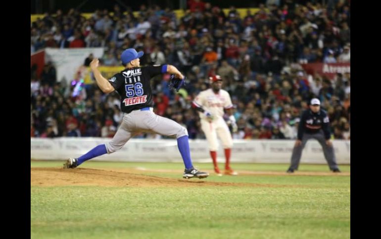 Orlando Lara se anotó la victoria, la número 30 para los Charros en la presente campaña. FACEBOOK / CharrosBeisbolOficial