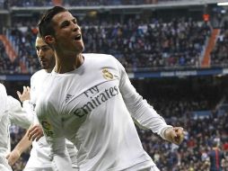 Pese a CR7, Real Madrid no mejoró y la insatisfacción de su hinchada es evidente. EFE / F. Alvarado