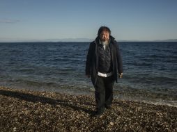 Ai Weiwei de 58 años, pasó esta semana visitando los centros de acogida de inmigrantes. AP / S. Palacios