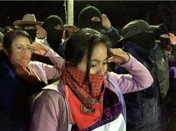 Zapatistas de Los Altos participaron en el evento que contó con la presencia de autoridades de la Junta de Buen Gobierno. SUN / F. Martín