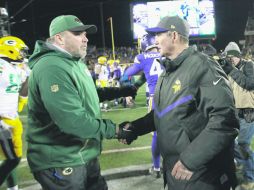 Mike McCarthy y Mike Zimmer buscarán establecer las mejores estrategias a fevor de sus respectivos equipos. AP / A. Heinselfelt