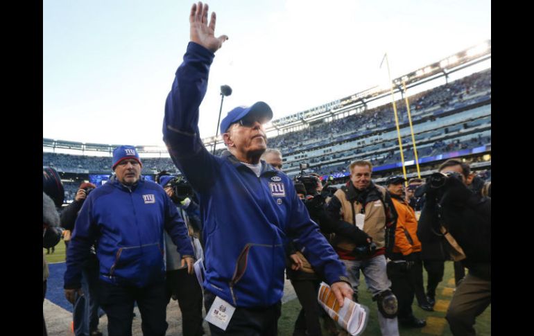 Coughlin de 69 años, podría retirarse y poner fin a su carrera de 20 años en la NFL como entrenador. AP / J. Cortez