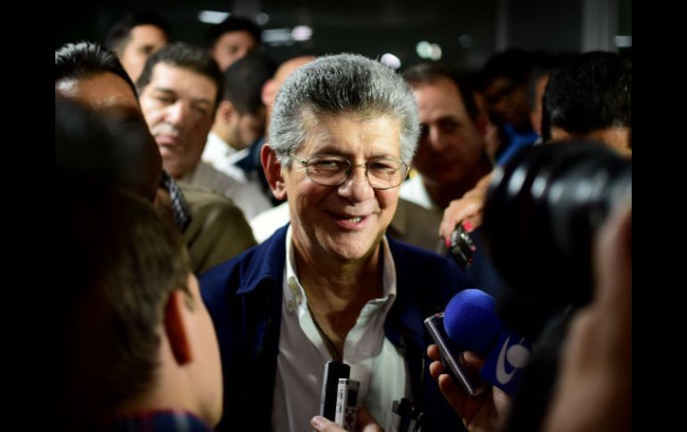 Ramos Allup mencionó que con su nuevo cargo se acaba la Asamblea Nacional subalterna sometida al poder ejecutivo. AFP / R.  Schemidt