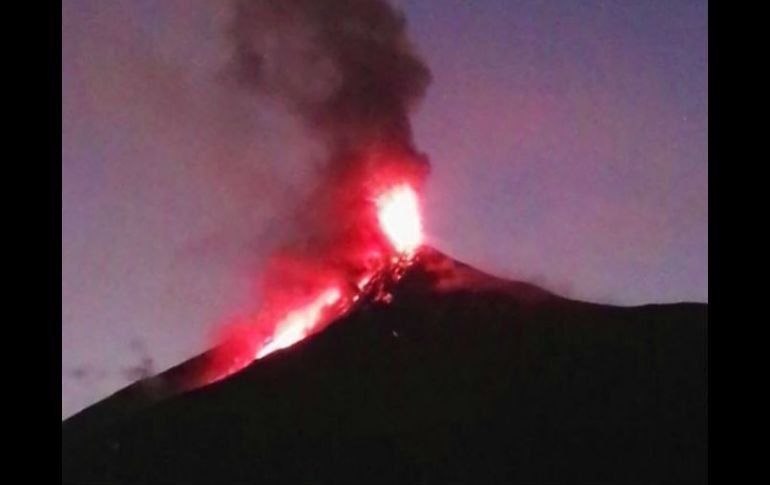 Debido a la erupción no ha sido necesario evacuar a ninguna persona hasta el momento. TWITTER / @ConredGuatemala