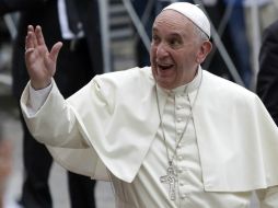 El Pontífice saludaba a los visitantes durante las celebraciones de Año Nuevo en el Vaticano. SUN / ARCHIVO