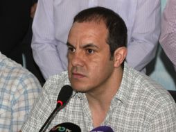 Graco Ramírez y Cuauhtémoc Blanco mantienen una disputa por el esquema de Mando Único en la entidad. EFE / R. Villegas