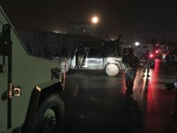 El ataque comenzó en la noche local del domingo en Mazar-i-Sharif, una de las localidades más seguras de Afganistán. EFE / J. Jalali