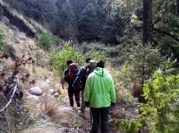 Los jóvenes afirman que realizaban un paseo cuando perdieron el camino de regreso. ESPECIAL / Protección Civil Jalisco