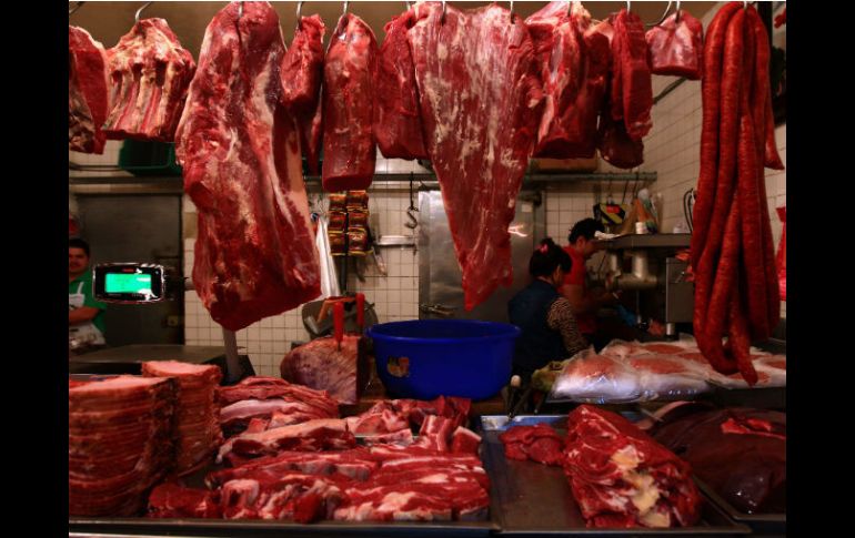 El precio de la carne se contrajo el 2.2% respecto a noviembre. EL INFORMADOR / E. Barrera