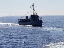 La Armada hizo el decomiso de las tres maletas en el puerto interior de Manzanillo. NTX / ARCHIVO