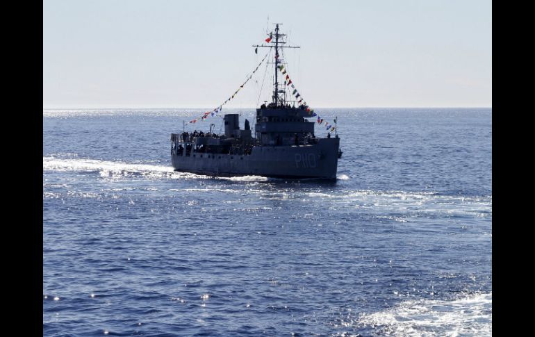 La Armada hizo el decomiso de las tres maletas en el puerto interior de Manzanillo. NTX / ARCHIVO