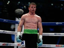 El combate entre Saúl 'Canelo' Álvarez y Gennady Golovkin, que podría llevarse a cabo en septiembre, es el más esperado para 2016. AFP / ARCHIVO