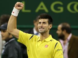 Novak Djokovic ganó sus cuatro duelos de 2015 sin perder ni un solo set. AFP / K. Jaafar