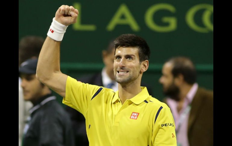 Novak Djokovic ganó sus cuatro duelos de 2015 sin perder ni un solo set. AFP / K. Jaafar