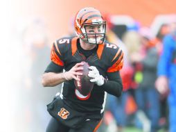 El inexperto A.J. McCarron será titular con Cincinnati por apenas cuarta vez en la NFL, y primera en postemporada. AP /