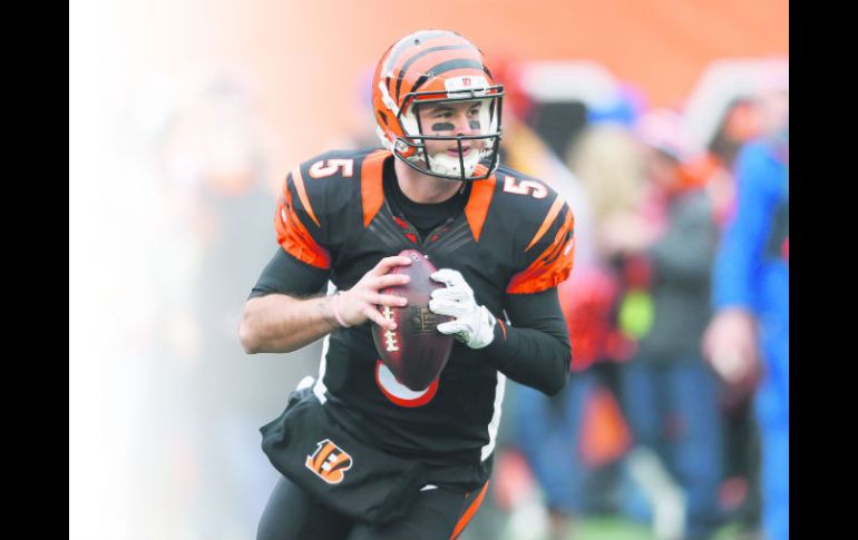 El inexperto A.J. McCarron será titular con Cincinnati por apenas cuarta vez en la NFL, y primera en postemporada. AP /