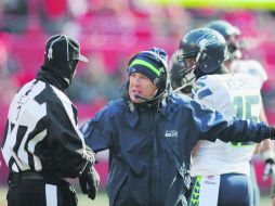 Duelo estelar. El entrenador de Seahawks de Seattle, Pete Carroll, será clave en el juego de hoy. AFP /