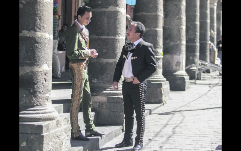 Otro problema que enfrentaban los mariachis era la falta de espacio, pero el Ayuntamiento de Guadalajara implementó un operativo. EL INFORMADOR / F. Atilano