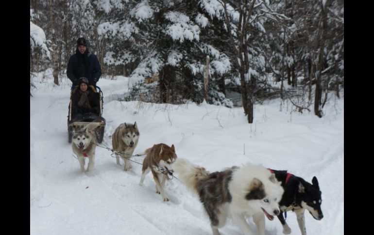 Los canadienses se distinguen entre los países nórdicos por no quedarse encerrados, sino hacer deporte durante el invierno. NTX /