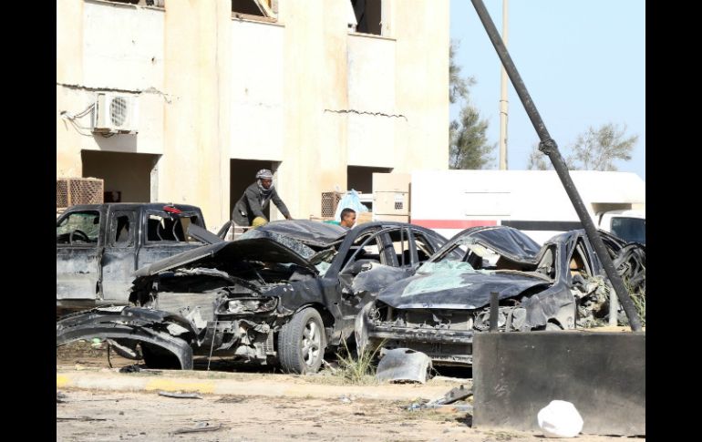 El pasado 7 de enero, un suicida hizo estallar su auto en la base militar de Zlintan. AFP / M. Turkia