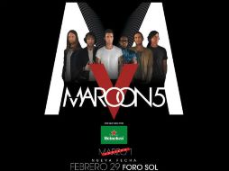 Los boletos saldrán a la venta el 19 de enero. TWITTER / @maroon5