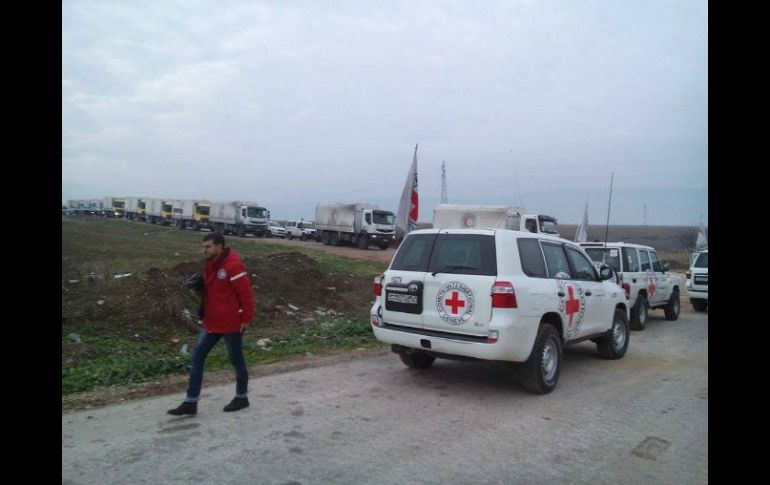 Convoyes pudieron finalmente acceder a Madaya y otras comunidades para llevar medicamentos y comida. NTX / ESPECIAL