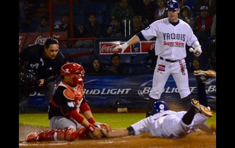 El tercer juego se disputará el miércoles en el puerto sinaloense. TWITTER / @yaquis_oficial